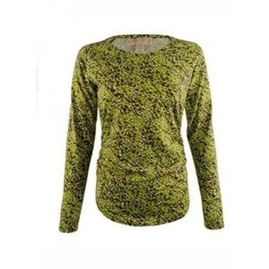 Michael Kors Women's T- Shirt Blouse Green S
